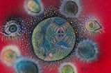 Creatures of the Sea by Go Yayanagi contemporary artwork painting