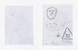 Factory Pin-Up study by Rose Wylie contemporary artwork works on paper drawing