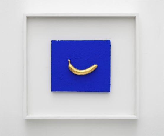 Gold Banana by Gavin Turk contemporary artwork Painting