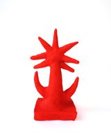 Red flower 5 by Rhandzu Vermeulen contemporary artwork sculpture