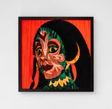 Self-Exoticisation Archives II video still III by Aziza Kadyri contemporary artwork print