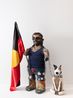 Self Portrait as Warrior by Billy Bain contemporary artwork Sculpture