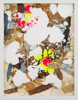 OPIUM POPPY 18  Two Flowers by Shinro Ohtake contemporary artwork mixed media