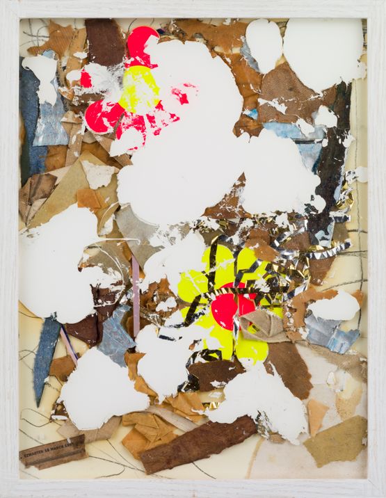 OPIUM POPPY 18  Two Flowers by Shinro Ohtake contemporary artwork Mixed Media
