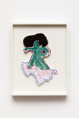 BROCCOLI MAN by Adriano Costa contemporary artwork drawing painting works on paper