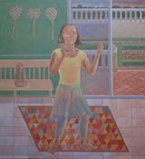 An Evening by Noor Mahnun Anum contemporary artwork painting