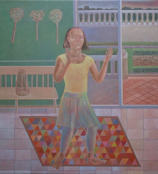 An Evening by Noor Mahnun Anum contemporary artwork Painting