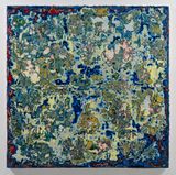 Flower of Coromandel Prussian Blue by Su Meng-Hung contemporary artwork painting