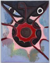 Sky snake son by Layla Rudneva-Mackay contemporary artwork painting works on paper