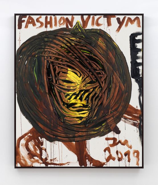 UBERKIND DE TEMPS LEVE by Jonathan Meese contemporary artwork Painting