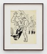 Untitled from Truckers Delivery Series by Tom of Finland contemporary artwork works on paper drawing