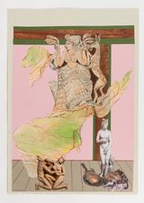 Exploration of the Feminine - Astarte by Kalliopi Lemos contemporary artwork works on paper