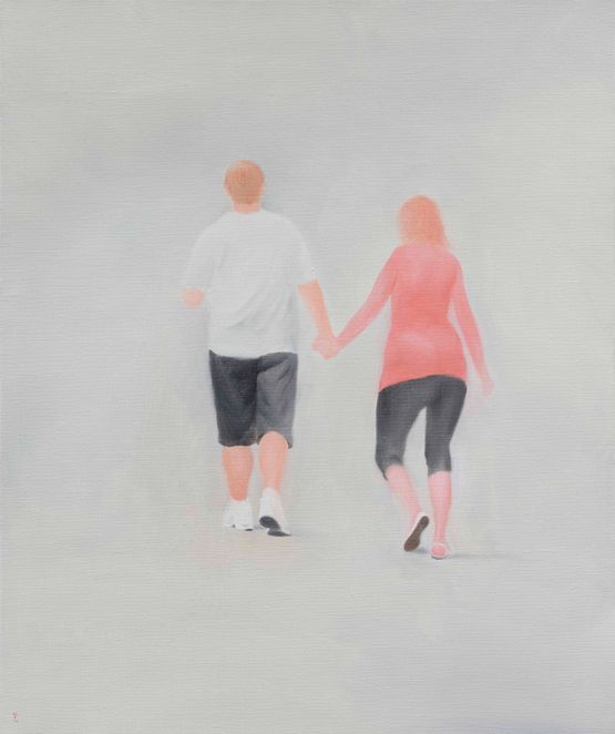 Lovers by Wu Yi contemporary artwork Painting
