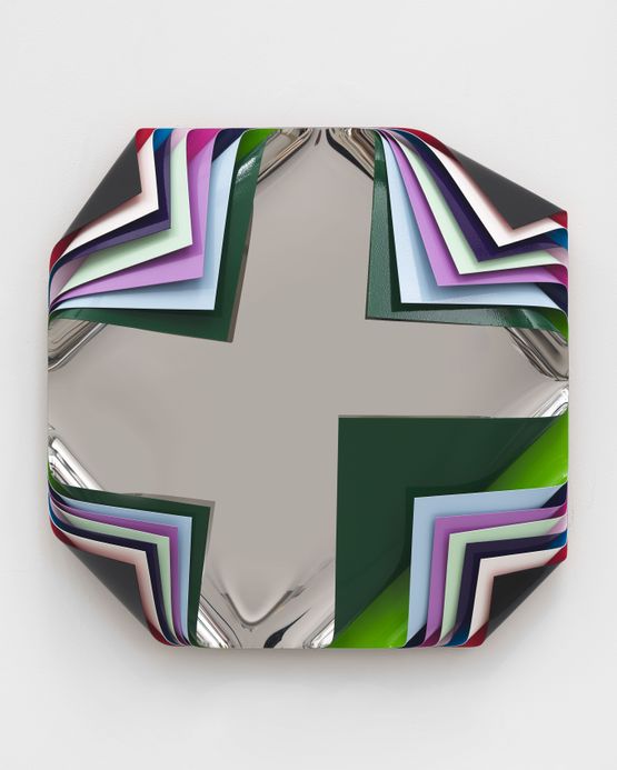 Metal Box Zaragoza by Jim Lambie contemporary artwork Sculpture