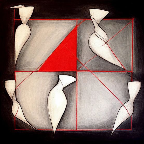 Moulin Rouge tasteful generative nudes by Helena Sarin contemporary artwork NFT