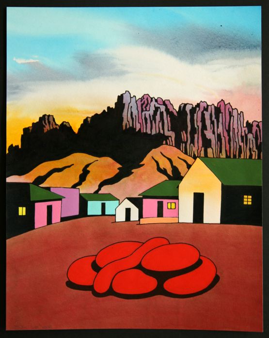 Mountain Cult by Ken Price contemporary artwork Painting