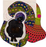 MalaikaA bandit group of Cupids survival thy missionthy shall covet thy neighbours goods by Pierre Mukeba contemporary artwork painting textile