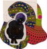 MalaikaA bandit group of Cupids survival thy missionthy shall covet thy neighbours goods by Pierre Mukeba contemporary artwork Painting