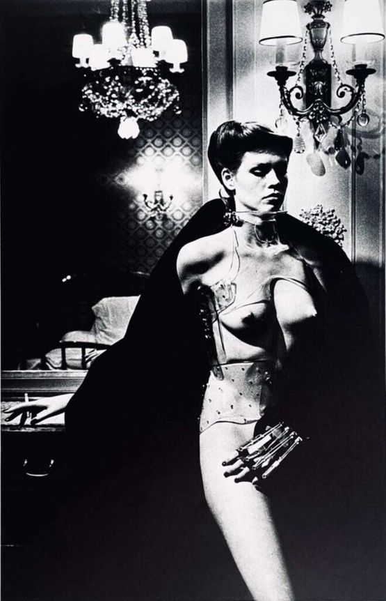 Jane Kirby Ave Klerber Paris 1977 by Helmut Newton contemporary artwork Print