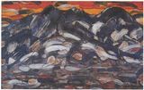 Wettersteingebirge by Christian Rohlfs contemporary artwork painting works on paper