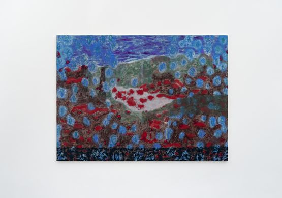 O veu sobre a terra se reveste de fogo by Sophia Loeb contemporary artwork Painting