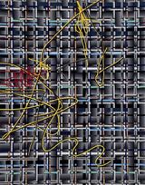 Phantom and a Map  Did you come by photograph or train 2408S03 by Kyungah Ham contemporary artwork sculpture textile