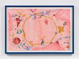 pink world by Chioma Ebinama contemporary artwork painting works on paper