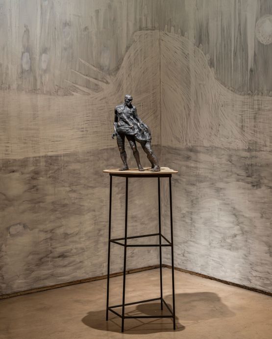 The length of a dream-II   -II by Prabhakar Pachpute contemporary artwork Sculpture