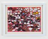 Birds from Around the World by Allen Yu contemporary artwork drawing works on paper