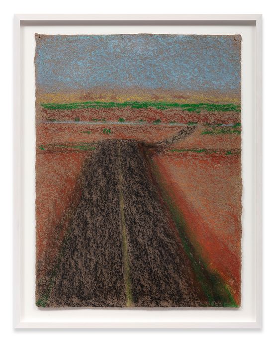 Vertical Landscape with Road by Richard Artschwager contemporary artwork Works on Paper