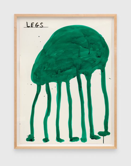 Untitled Legs by David Shrigley contemporary artwork Works on Paper