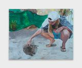 Street cat by Jenna Gribbon contemporary artwork painting