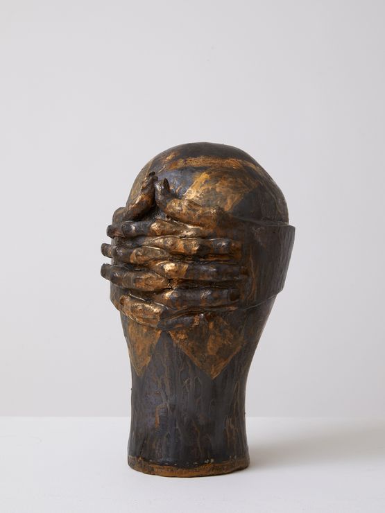 Headcase 119. Im done here... Take ten. by Julia Morison contemporary artwork