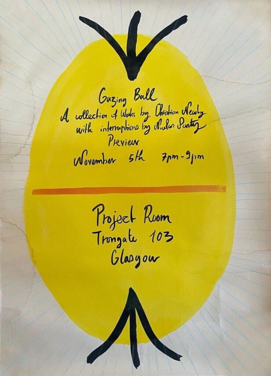 Gazing Ball by Nicolas Party contemporary artwork Works on Paper