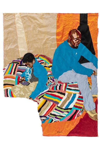 Billie Zangewa Brings Her Community to Seoul and London in New Tapestries