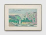 Motel Valley near Deming New Mexico by Joseph Elmer Yoakum contemporary artwork works on paper