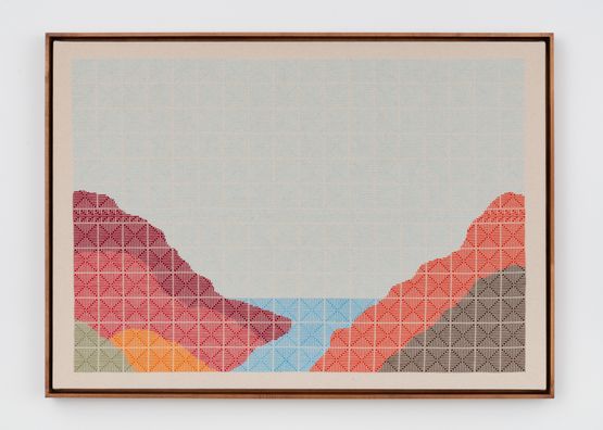 Whence Four Rivers II by Jordan Nassar contemporary artwork Textile
