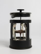 Standing Cafe by Masao Nakahara contemporary artwork mixed media sculpture
