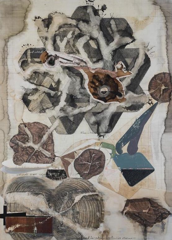 PalindromeAnagram Painting by Jitish Kallat contemporary artwork Mixed Media