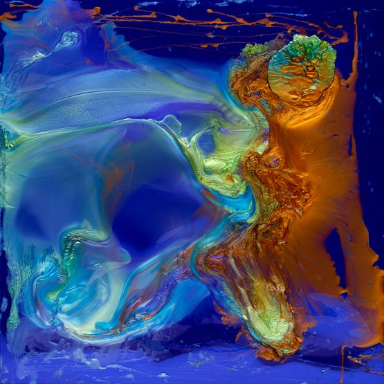 Zac Ginger and Roberto - very quiet. Nothing more by Dale Frank contemporary artwork Painting