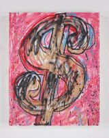 Untitled inspired by Andy Warhol by MADSAKI contemporary artwork painting