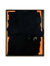 Big Black Orange - Under the Trees by Nuria Maria contemporary artwork painting