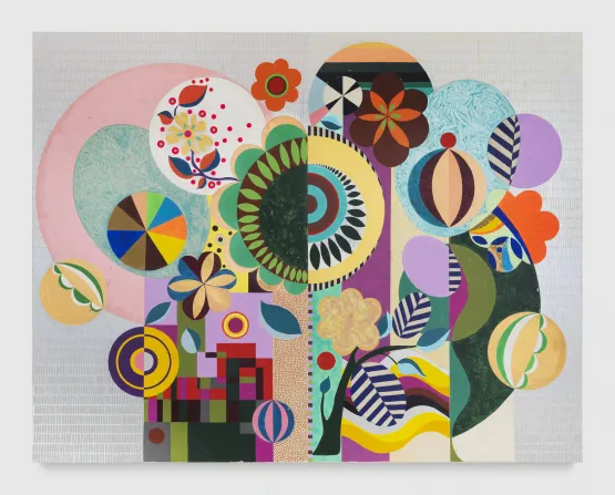 Festa Na Floresta by Beatriz Milhazes contemporary artwork Painting