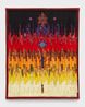 Motifs  Sahel et kente by Abdoulaye Konate contemporary artwork Textile