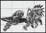 Falsidical Paradox P1 by Pierre Mukeba contemporary artwork drawing works on paper