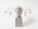 man weeping by Andrew Lord contemporary artwork Sculpture
