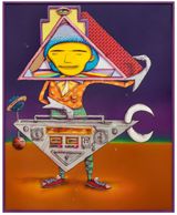 O Som da Gravidade  The Sound of Gravity by Osgemeos contemporary artwork mixed media