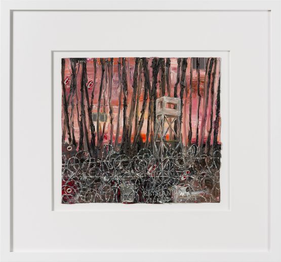 elysian lockout by Fiona Hall contemporary artwork Painting