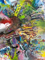 Ohne Titel Frog 3 by Christian Eisenberger contemporary artwork painting