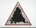 A Pile of Crowns for Jean-Michel Basquiat by Keith Haring contemporary artwork Painting